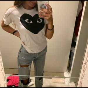 Commes des garcons Heart Tee